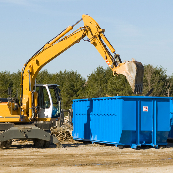 can i request a rental extension for a residential dumpster in Bushnell Michigan